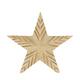 Statue star mango wood 22x3.8x22cm