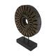 Statue round paulownia wood 28x9x38cm