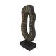 Statue organic paulownia wood 16x9x38cm