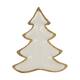 Plate tree mango wood 28x24x2.5cm - Natural
