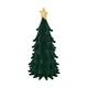 Statue tree polyresin 13x13x27.5cm - Green