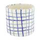 Basket round wool 19x19x19cm S/5