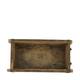 Brickmould without plastic reclaimed wood with handle 32x15x10cm - Natural