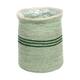 Basket round seagrass with plastic 38x38x44cm S/3