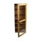 Cabinet rectangular historic wood vintage 40x15x110cm - Brown