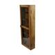 Cabinet rectangular historic wood vintage 40x15x110cm - Brown