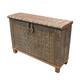 Trunk rectangular historic wood vintage 129x42x90cm