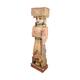 Statue rectangular watchman historic wood vintage 50x30x180cm