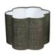 Lamp shade jute fabric 40x40x30cm S/3