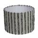 Lamp shade round fabric 40x40x30cm S/3