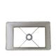 Lamp shade rectangular fabric 35x25x26cm S/3