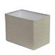 Lamp shade rectangular fabric 35x25x26cm S/3
