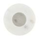 Dinnercandle holder round marble 5x5x12cm - White