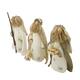 Figurine the three wisemen cotton foam 11x8x22cm A/3