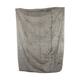 Plaid rectangular faux fur polyester 170x130x2cm - Grey