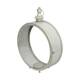 Lantern round metal 45.5x14x57cm - Grey