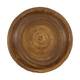 Bowl round paulownia wood 35x35x7cm - Brown