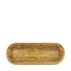 Tray oval paulownia wood 58x22x4cm - Brown