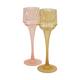 Tealight holder glass 7.5x7.5x22cm C/2