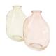 Vase glass 9x5.5x11cm C/2