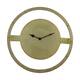 Clock round metal 26x13x26cm