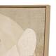 Wall art leaf canvas with frame 77.6x4.3x117.6cm