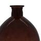 Bottle round recycled glass 28x28x47cm
