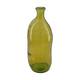 Bottle round recycled glass 15x15x36cm
