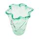 Vase round recycled glass 17x17x20cm - Transparent