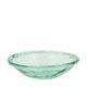 Plate round recycled glass 33x33x8cm - Transparent