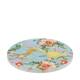 Decorative tile round ceramic with magnet 10.3x10.3x0.7cm 4pc