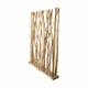 Divider teak wood on stand 118x20x160cm