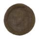 Plate round paper mache 38x38x8cm - Brown