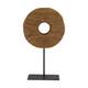 Statue reclaimed wood 18x3.5x29cm - Brown