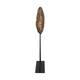 Statue round reclaimed wood vintage 46x20x120cm - Brown