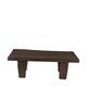 Side table rectangular reclaimed wood vintage 58x29x19cm - Brown
