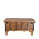 Box rectangular reclaimed wood vintage 70x40x40cm - Natural