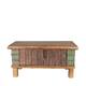 Box rectangular reclaimed wood vintage 70x40x40cm - Natural