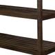 Cabinet rectangular reclaimed wood 120x45x180cm - Brown