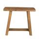 Stool rectangular reclaimed wood 50x20x45cm - Natural