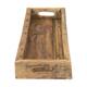 Tray rectangular reclaimed wood 58x18x6.5cm