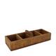 Tray reclaimed wood 37x14x9.5cm - Brown