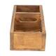 Tray reclaimed wood 37x14x9.5cm - Brown