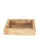 Tray reclaimed wood 28x28x6cm