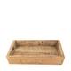 Tray reclaimed wood 38x38x7cm - Natural