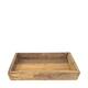 Tray reclaimed wood 46x46x7cm - Natural