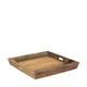 Tray reclaimed wood 46x46x7cm - Natural
