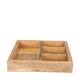 Tray reclaimed wood vintage 38x38x7cm