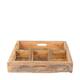 Tray reclaimed wood vintage 38x38x7cm