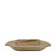 Bowl rectangular teak wood with handle 38x28x5cm